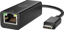 Перехідник USB 3.0 Type-C Ethernet RJ45 HP чорний
