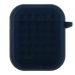 Футляр із карабіном Fashion Silicone Case Airpods 1/Airpods 2 Navy Blue (35263_3345611)