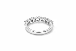Кільце доріжка з діамантами з білого золота К-0722 20 - мініатюра 3