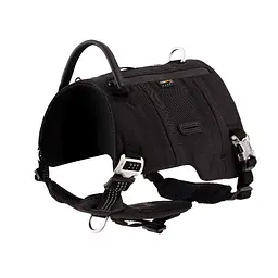 Шлейка для собак Truelove TLB2251 світловідбивна, з водонепроникної тканини Cordura, регульована Чорний, S