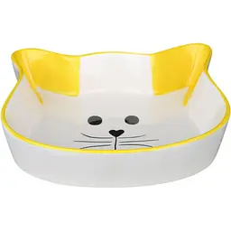 Миска Trixie для кішок, в формі кошачої мордочки, керамічна, 12 см, 250 мл - мініатюра 3