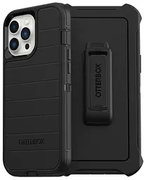 Чохол протиударний з кліпсою OtterBox Defender Pro 77-83539 для iPhone 13 Pro Max/12 Pro Max (6.7") Black
