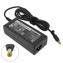 Блок живлення для ноутбука HP 19.5V, 3.33A, 65W, 4.8x1.7мм, 3 hole, black (без кабеля!) - мініатюра 2