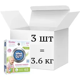 Пральний порошок Alles GUT! Eco Дитячий 3 х 1.2 кг (4820189880295)