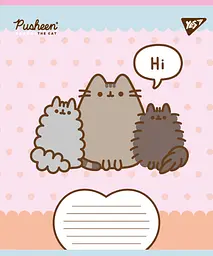 Набір зошитів шкільних YES А5/12 лінія Pusheen Weekend 25 шт (767608) - мініатюра 6