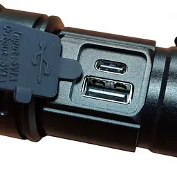 Ліхтар ручний акумуляторний X-Balog bl-X21-GT200 з функцією powerbank акумулятор 26650 - мініатюра 4
