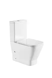 Унітаз-компакт Mixxus Premium Style-0401-T3 620x365x805 мм, система змиву Tornado 3.0 MP6601, Білий - мініатюра 2