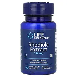 Амінокислота Rhodiola Extract 250 mg, 60 вегакапсул Life Extension vit0003860