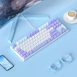 Клавіатура MageGee MK-Star Red Switch Lilac (6971969728752-UA) - мініатюра 3