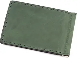 Шкіряний чоловічий затискач для грошей GRANDE PELLE 12х8х1 см acs0027525 - мініатюра 2