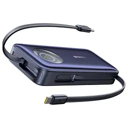 Портативний ЗП Power Bank Baseus EnerCore CR11 PD100W with cable 20000 mAh (PPNMS) Cosmic Black - мініатюра 6