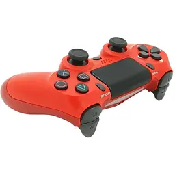 Геймпад Brazzers бездротовий для PS4 Wireless DualShock 4 роз'єм для навушників LED light bar Red 3.7V 600 mAh Blister-box