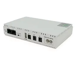UPS ДБЖ для роутера PON/POE, 5/9/12V Voltronic UPS18-DC-W 18 Вт 10400 mAh White