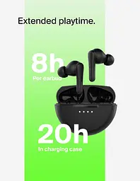 Навушники TWS Belkin Soundform Rhythm True Wireless чорний (AUC012BTBK) - мініатюра 3