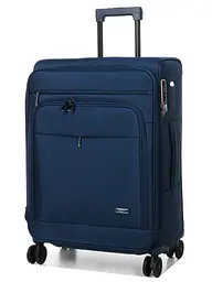 Валіза середня Airtex 829 поліестер TSA замок Темно-синій - мініатюра 7