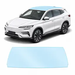 Антигравійна захисна бронеплівка за лекалами для BYD Song Plus I facelift 2023- зона даху