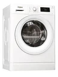 Пральна машина Whirlpool з фронтальним завантаженням FWSG61253WEU, 6кг, 1200, A+++, Пара, 43см, Дисплей, Білий (FWSG61253WEU)
