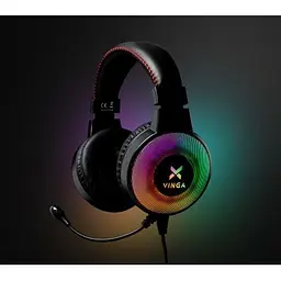 Навушники Vinga (HSCU-100) Gaming LED Black (HSCU-100) - мініатюра 8
