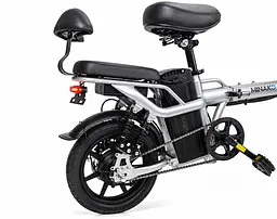 Електровелосипед Minako Mini 14 (1000W, 24Ah) складаний, з пасажирським сидінням - мініатюра 5