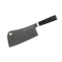 Сокира кухонна для м'яса 180 мм, Samura `MO-V Stonewash` (SM-0040B)