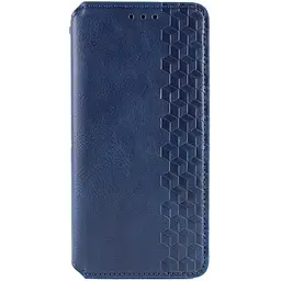 Шкіряний чохол-книжка Getman Cubic PU для Xiaomi 13T / 13T Pro Синій