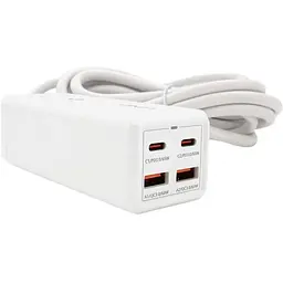 Мережевий фільтр LDNIO SС1418, 1 Розетка + 2 USB +2 Type-C, 2 м, перетин 3х0.75 мм, White, Box - мініатюра 2