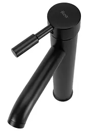 Змішувач для умивальника Rea Graff black високий REA-B8665, Чорний - мініатюра 7