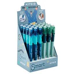 Ручка "Пиши-стирай" "Kite" /K23-098-1/Smart, синя (24/864) - мініатюра 2