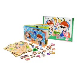 Розвиваюча іграшка "Мока Бока Будиночок" 103 деталей PuzzleOK det0015142