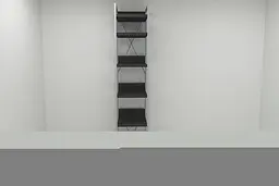 Шафа Гардероб Уні секція 4 серії Конект Ferrum-decor 220x40x50см Сірий метал ДСП Венге Магія 32 мм (FRD-104552)