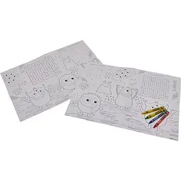 Підложки-розмальовки Crayola Монстри з олівцями 2 шт. (15755-B) - мініатюра 2