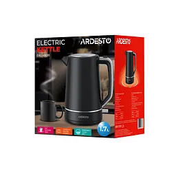 Електрочайник Ardesto Timeless Elegance Otter 1.7 л чорний матовий (EKL-450B) - мініатюра 12