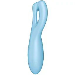 Кліторальний смарт вібратор Satisfyer Threesome 4 Blue - мініатюра 3