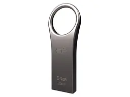 USB флеш накопичувач Silicon Power 64 GB Jewel J80 Titanium USB 3.0 (SP064GBUF3J80V1T)