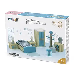 Дерев'яні меблі для ляльок Viga Toys PolarB Спальня (44035) - мініатюра 2