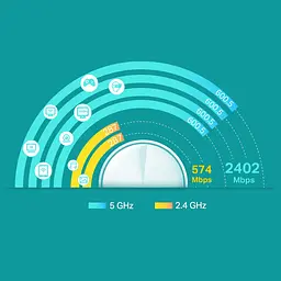 Система WiFi-Mesh Deco X60 AX3000, 1xGE LAN, 1xGE WAN, 1мод TP-Link teh0017067 - мініатюра 8