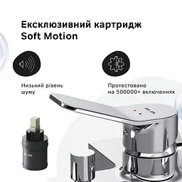 Змішувач для ванни Am.Pm X-Joy F85A10000 Хром - мініатюра 6