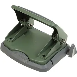 Діркопробивач Buromax Morandi Style Military металевий до 25 арк. зелений (BM.4042-04) - мініатюра 2