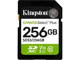 Карта пам'яті Kingston Canvas Select Plus SDXC Class 10 UHS-I U1 256 GB (SDS3/256GB)