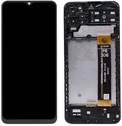 Дисплей Samsung сервісний A135 Galaxy A13/M135F R5.7 чорний + рамка GH82-28653A
