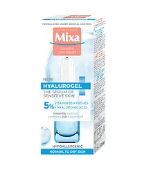 Зволожуюча сироватка Mixa Hyalurogel для чутливої шкіри, 30 мл (D3729700) - мініатюра 2