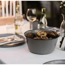 Набір Barebones Mixing Bowl/Enamel 2 миски slate grey - мініатюра 5