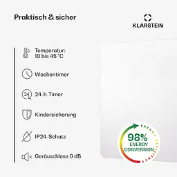 Інфрачервоний обігрівач Klarstein Wonderbeam 450 (10045437) - мініатюра 3
