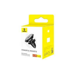 Універсальний автотримач Baseus Magnetic Car Mount Phone Holder with Cable Clip Air Vent Version Cluster Black (C40141201113-00) - мініатюра 7