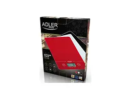 Ваги кухонні Adler AD 3138 Red - мініатюра 3