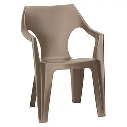 Стілець садовий пластиковий Allibert Dante low back бежевий