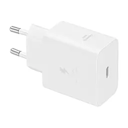 Зарядний пристрій Samsung USB-C 45W + cable USB-C to USB-C white (EP-T4511XWEGEU) - мініатюра 6