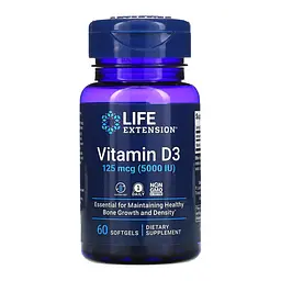 Вітамін Д3 Vitamin D3 125 mcg (5000 IU) - 60 softgels