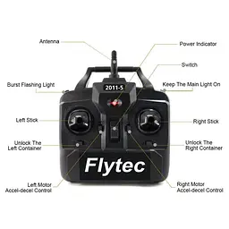 Кораблик для підгодовування риби Flytec HQ2011 на радіоуправлінні, зелена годівниця (100646) - мініатюра 6