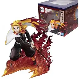 Фігурка Клинок розсікаючий демонам Кедзюро Ренгоку Demon Slayer Kyojuro Rengoku 15 см WST DS KR 01
